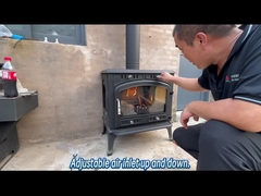 Phòng sưởi than bằng sắt đúc cổ được thiết kế theo yêu cầu