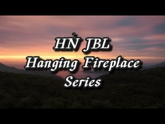 23.6 Inch Cây đốt lửa hố ISO9001 treo Cây đốt bếp treo lò sưởi