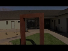 Pond Corten Thép thác nước Blade Cascade Cá nhân hóa không gian tùy chỉnh