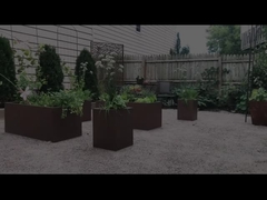 Hộp thư tùy chỉnh hộp trồng vườn đồ trang trí kim loại chống thời tiết